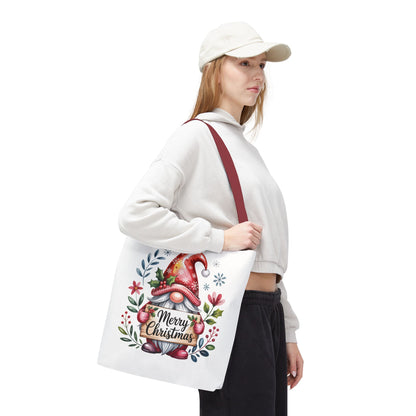 Festive Christmas Gnome Tote Bag