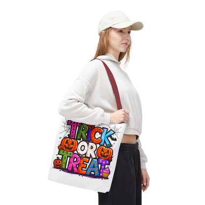 Halloween Trick or Treat Tote Bag, Spooky Gift