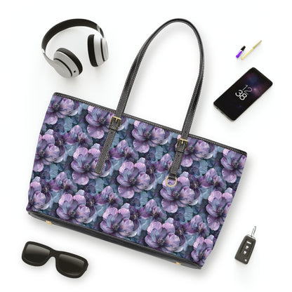 Floral Purple Peony Shoulder Bag