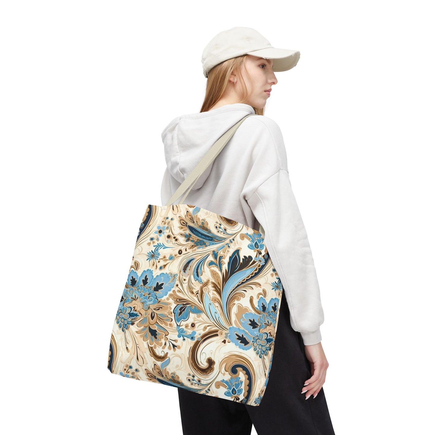 Elegant Floral Tote Bag