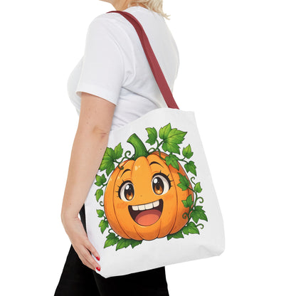 Cute Pumpkin Tote Bag for Fall