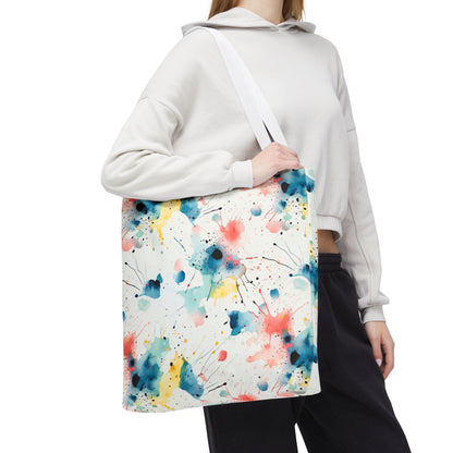 Colorful Watercolor Tote Bag