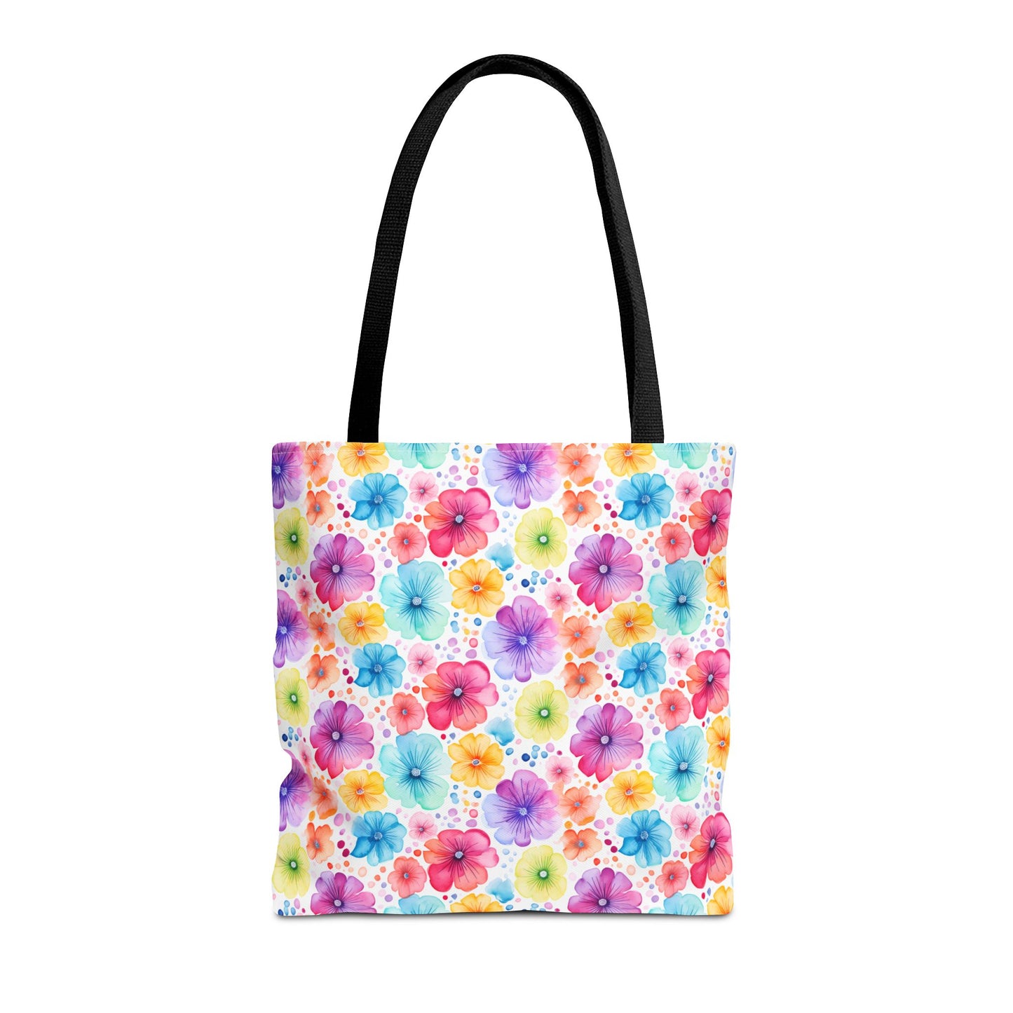 Vibrant Floral Tote Bag, Perfect Gift for Mother's Day, Bright Summer Accessory