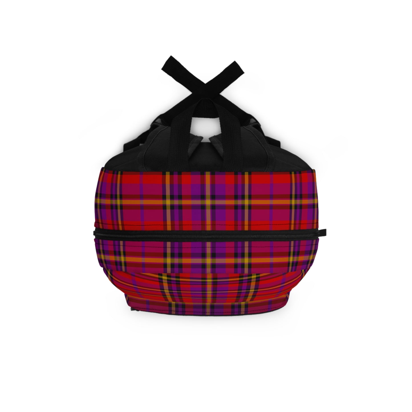 Plaid Backpack, Trendy School Bag, Colorful Travel Companion