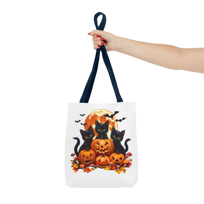 Halloween Cat Tote Bag, Trick or Treat Bag