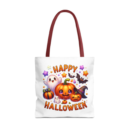 Cute Halloween Ghost Pumpkin Tote Bag