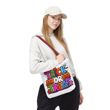 Halloween Trick or Treat Tote Bag, Spooky Gift