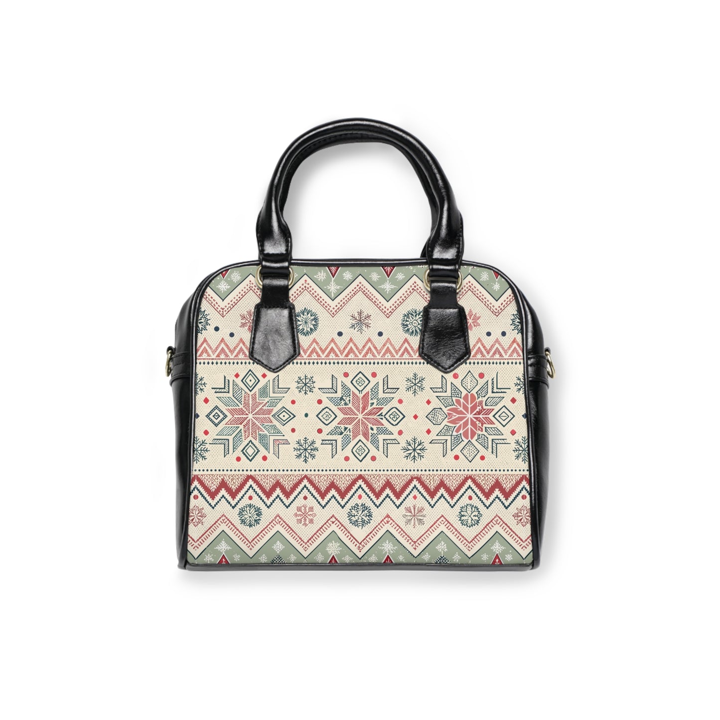 Nordic Fair Isle Shoulder Handbag