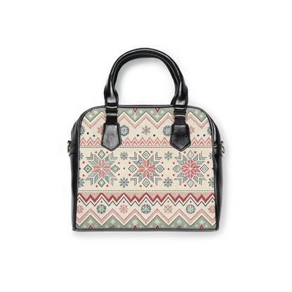 Nordic Fair Isle Shoulder Handbag