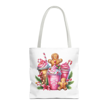 Gingerbread Holiday Tote Bag for Holiday Shopping