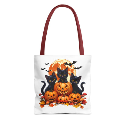 Halloween Cat Tote Bag, Trick or Treat Bag