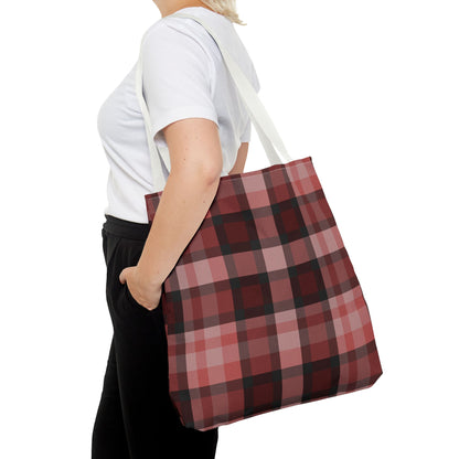 Cozy Plaid Tote Bag, Perfect for Fashionistas
