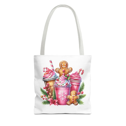 Gingerbread Holiday Tote Bag for Holiday Shopping
