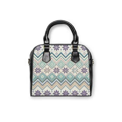 Nordic Chevron Shoulder Handbag