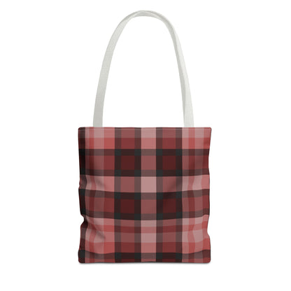 Cozy Plaid Tote Bag, Perfect for Fashionistas