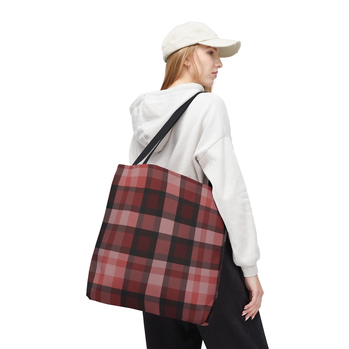 Cozy Plaid Tote Bag, Perfect for Fashionistas