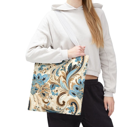 Elegant Floral Tote Bag