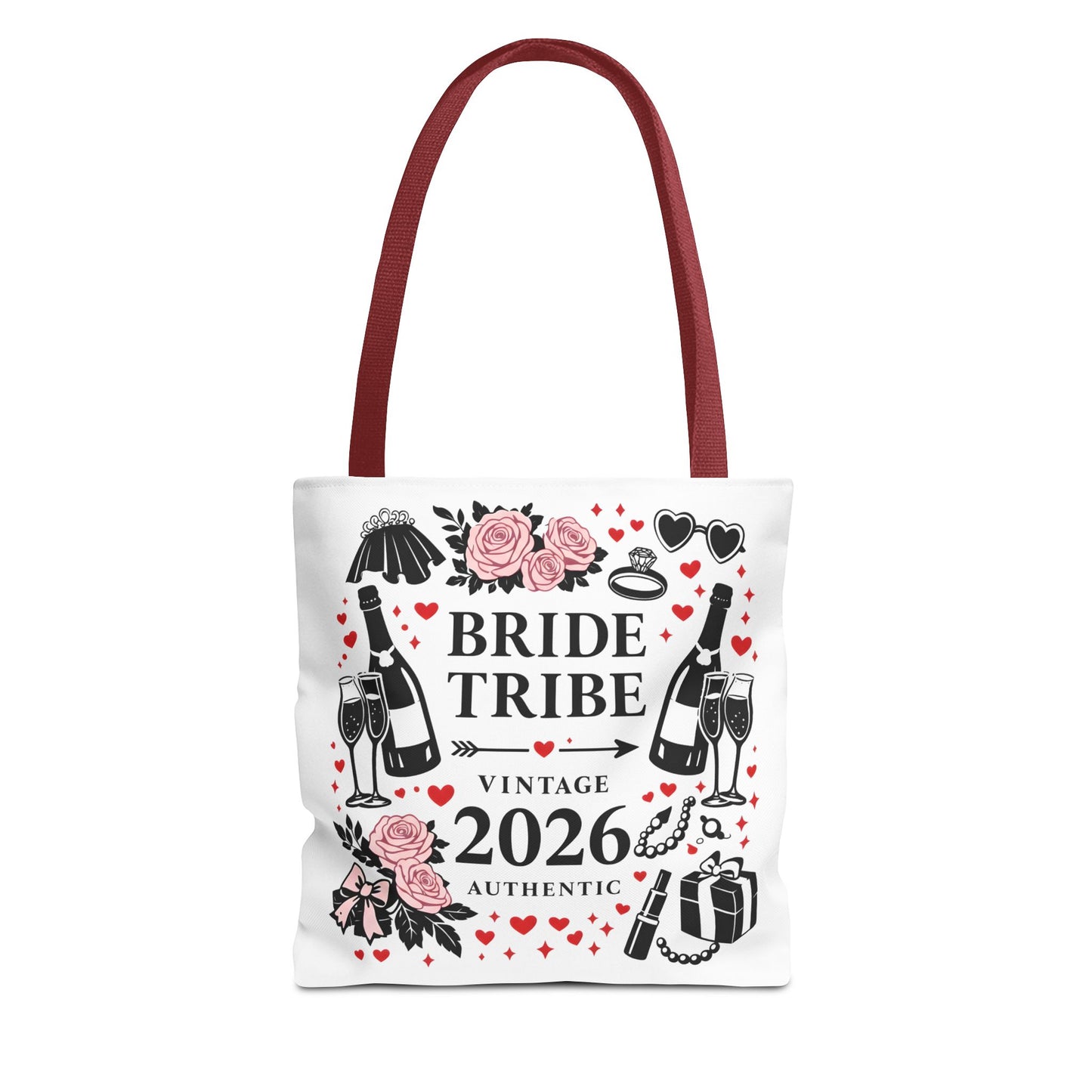 Bride Tribe 2026 Tote Bag, Bachelorette Party Bridal Shower Gift