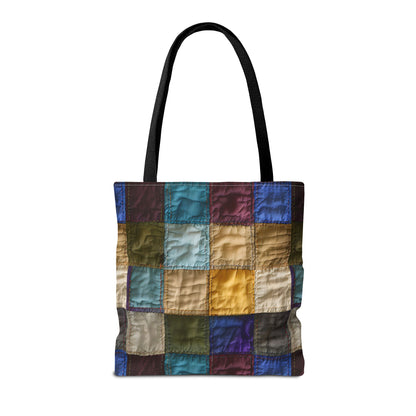 Colorful Patchwork Tote Bag, Stylish & Functional Carryall for Everyday Use