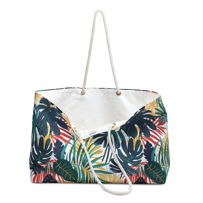 Tropical Palm Weekender or Beach Bag