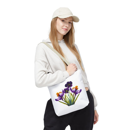 Floral Tote Bag, Reusable Grocery Tote