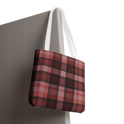 Cozy Plaid Tote Bag, Perfect for Fashionistas
