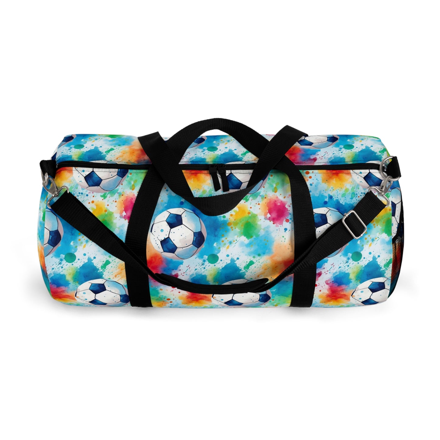 Colorful Soccer Duffel Bag