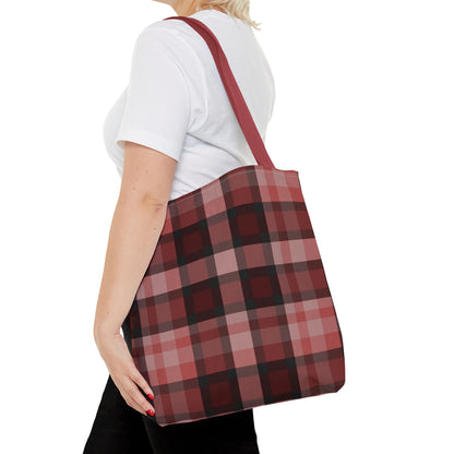 Cozy Plaid Tote Bag, Perfect for Fashionistas