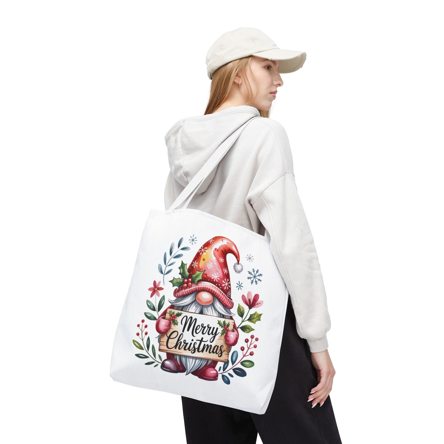 Festive Christmas Gnome Tote Bag