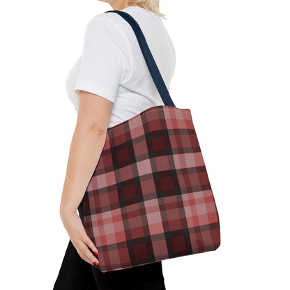 Cozy Plaid Tote Bag, Perfect for Fashionistas