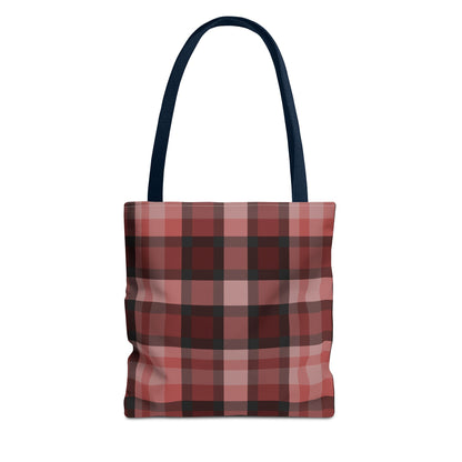 Cozy Plaid Tote Bag, Perfect for Fashionistas