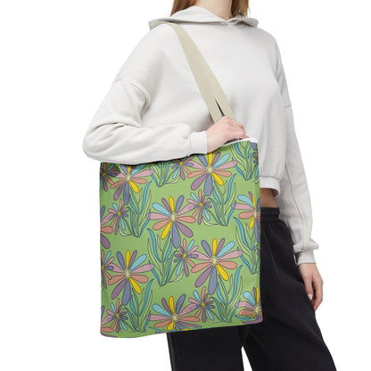 Floral Pattern Tote Bag, Gift for Garden Lovers