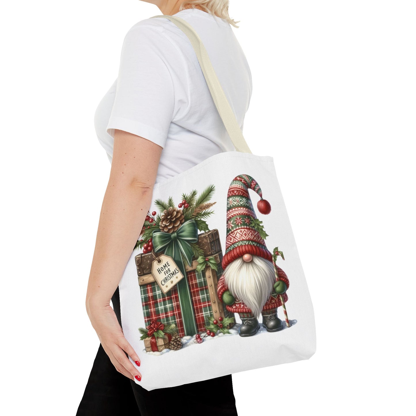 Christmas Gnome Tote Bag