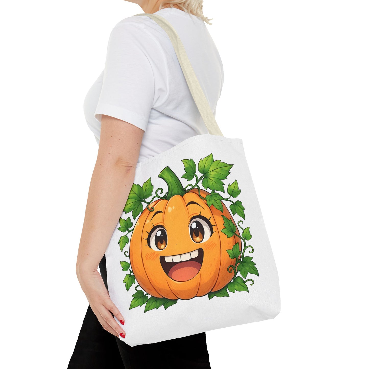 Cute Pumpkin Tote Bag for Fall